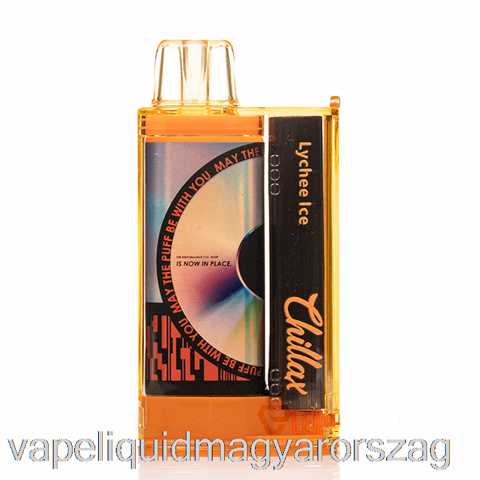 Chillax 15000 Eldobható Licsi Jég Vape és Cigi